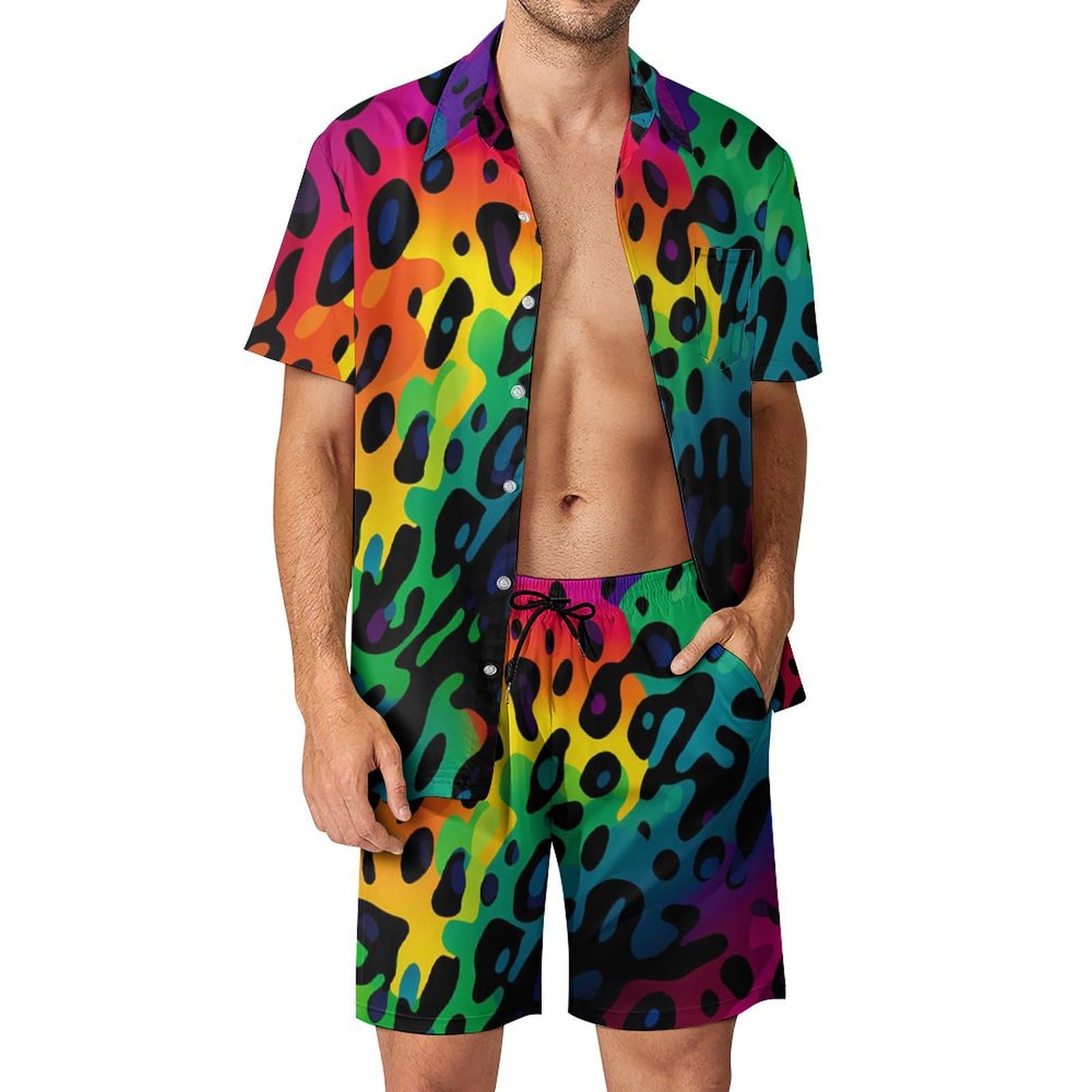 Men'S Fashion Videos - Summer Irregular Geometric 3D Print Men