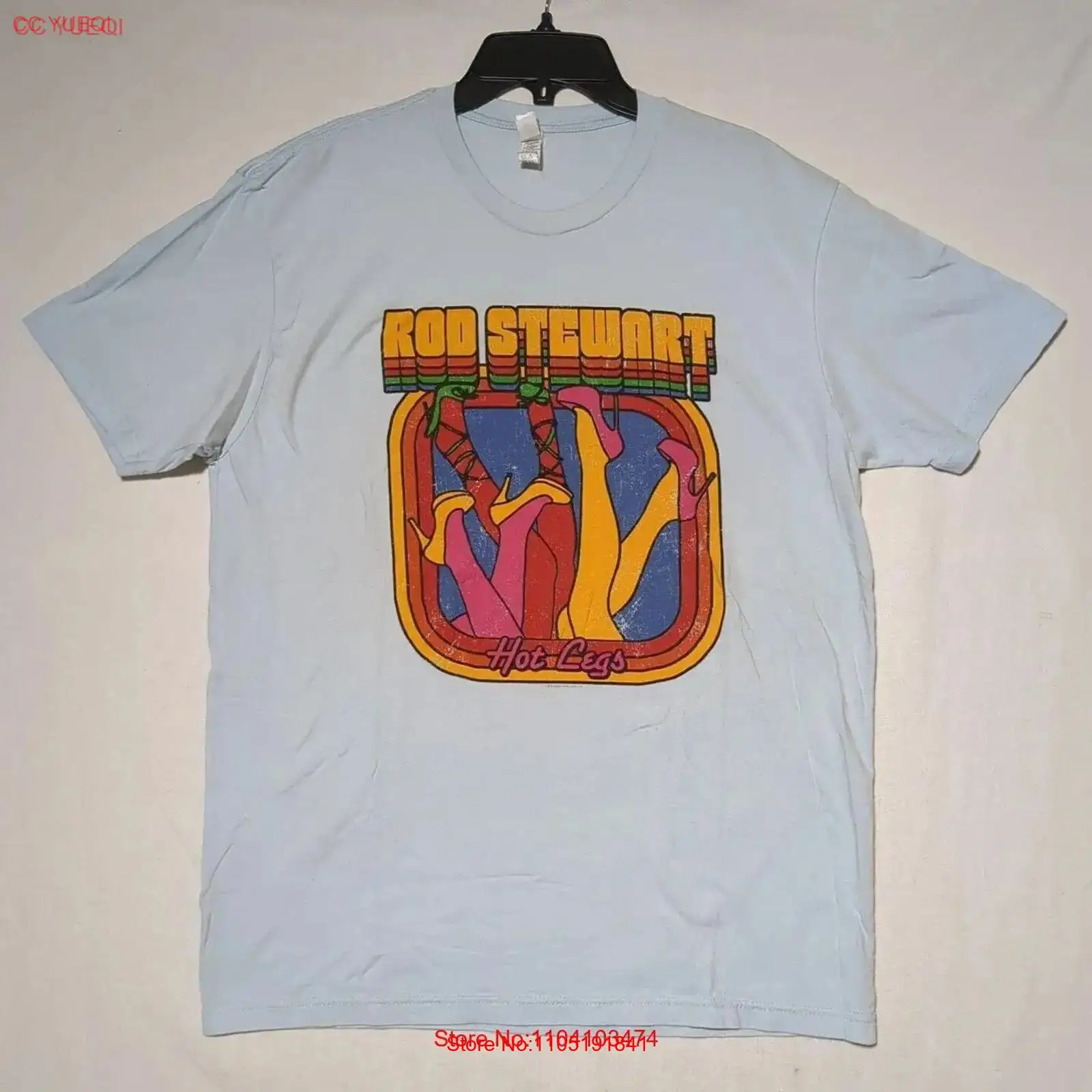 Men'S Fashion 70S - Rod Stewart Hot Legs T Shirt