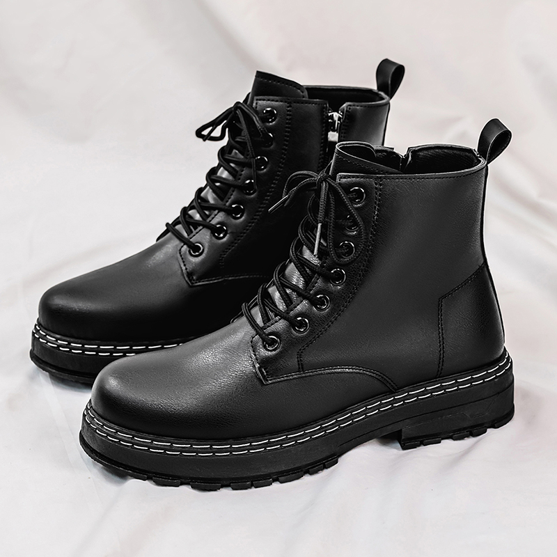 Men's 4-Season Black Patent Le - Fashion Men'S Boots review and price