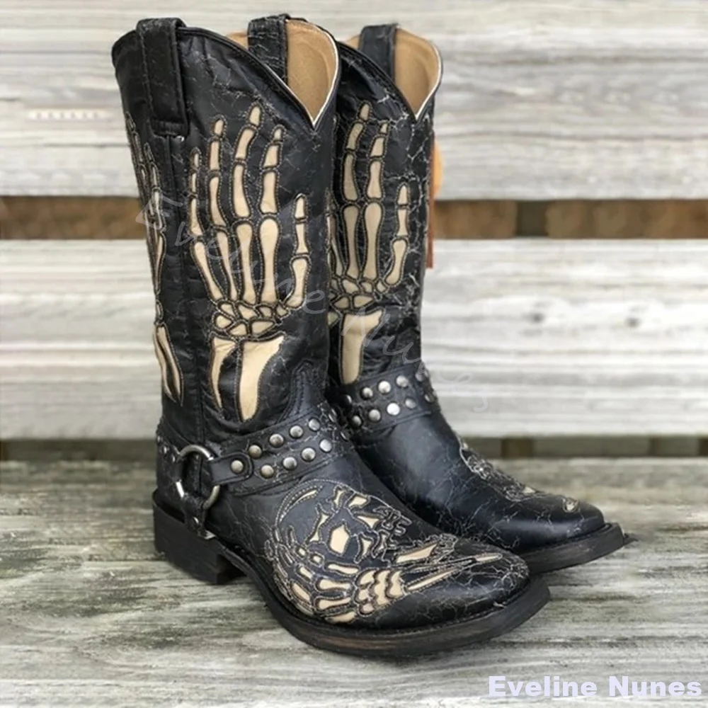 Skull Totem Western Boots Wome - Fashion Men'S Boots review and price