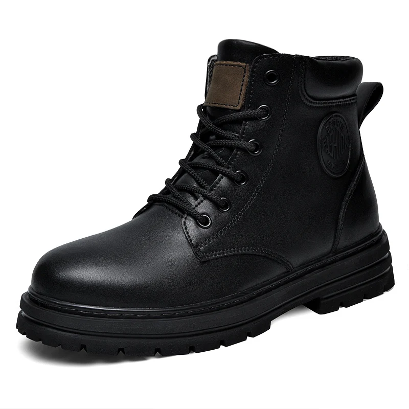 Big Size 49 50 Winter Black Le - Fashion Men'S Boots review and price