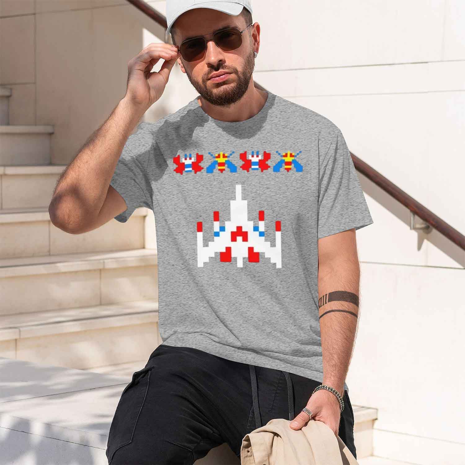 80s 70s Arcade Galaga Video Ga - Men'S Fashion 70S review and price