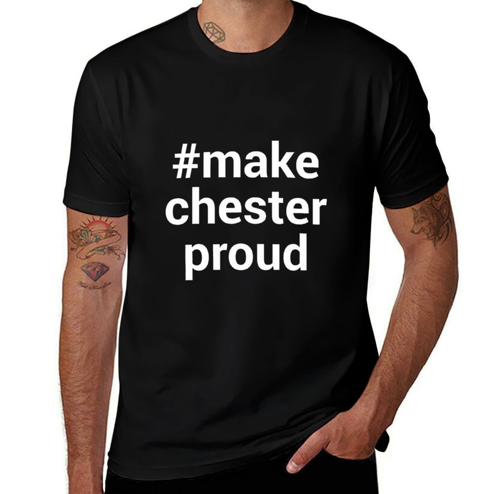 Make Chester Proud Hashtag T-S - Mens Fashion Hashtags review and price