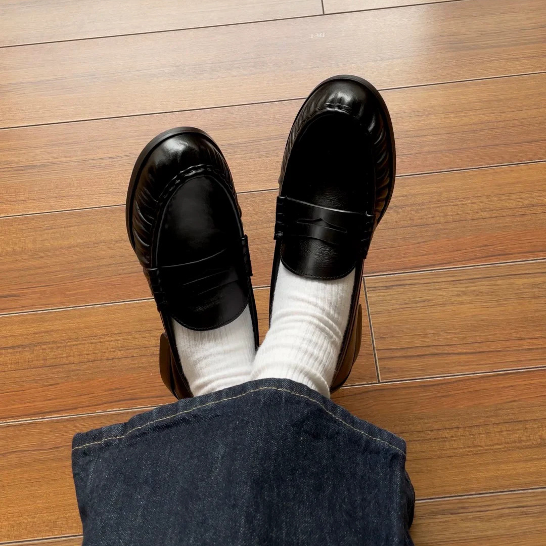 Wrinkles Round Head Male Flats - Mens Fashion Zapatos review and price