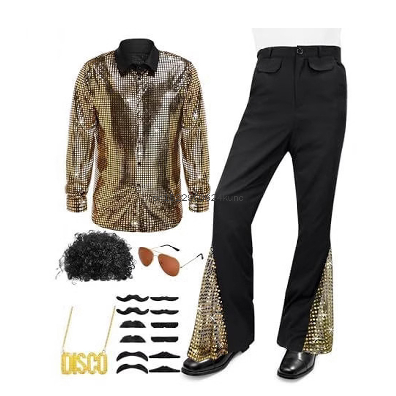 70s Vintage Disco Costume for  - Men'S Fashion 70S review and price