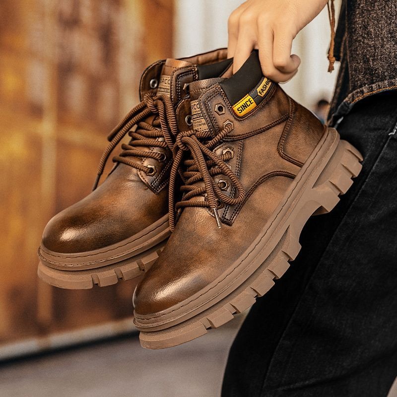 Vintage Men Platform Ankle Boo - Fashion Men'S Boots review and price