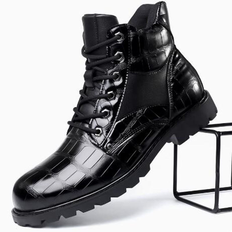 Luxury Brand Men Boots Grid Pa - Mens Fashion Zapatos review and price
