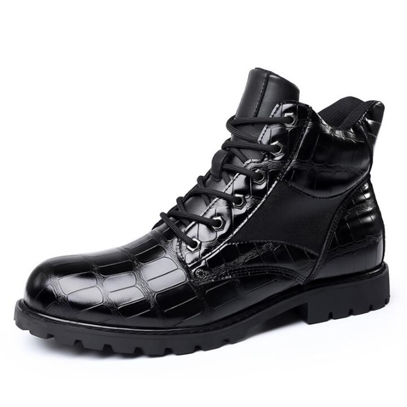Luxury Brand Men Boots Grid Pa - Mens Fashion Zapatos review and price