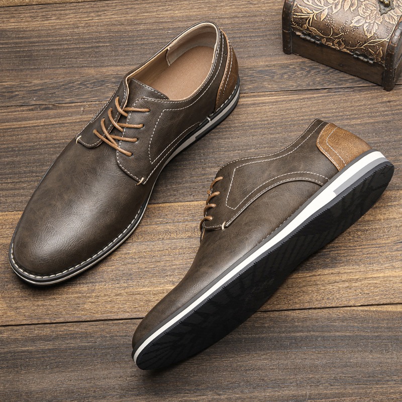 Men's Casual Leather Shoes Fas - Mens Fashion Zapatos review and price