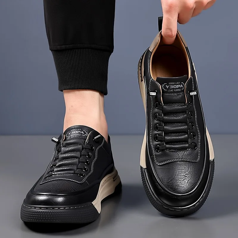 Fashion Cow Leather Men's Boar - Mens Fashion Zapatos review and price
