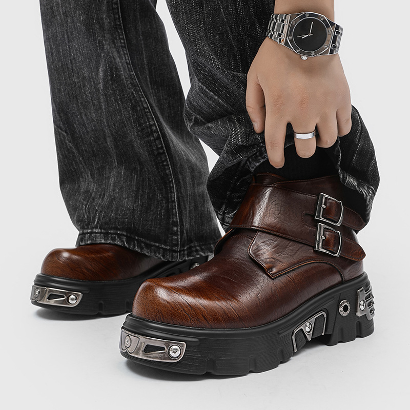 large size men fashion punk go - Fashion Men'S Boots review and price