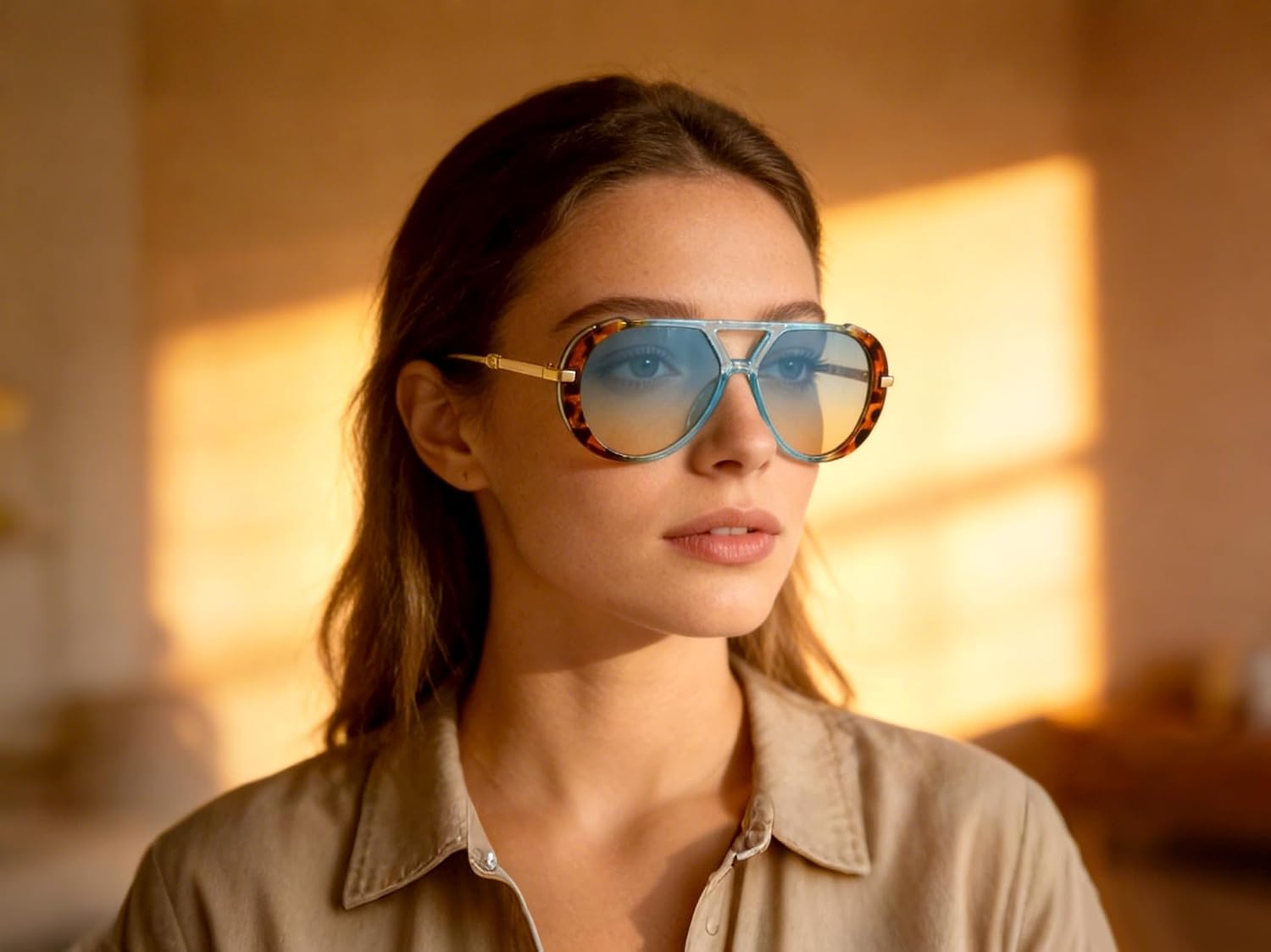 KENBO Retro Gold Aviator Sungl - Men'S Fashion 70S review and price
